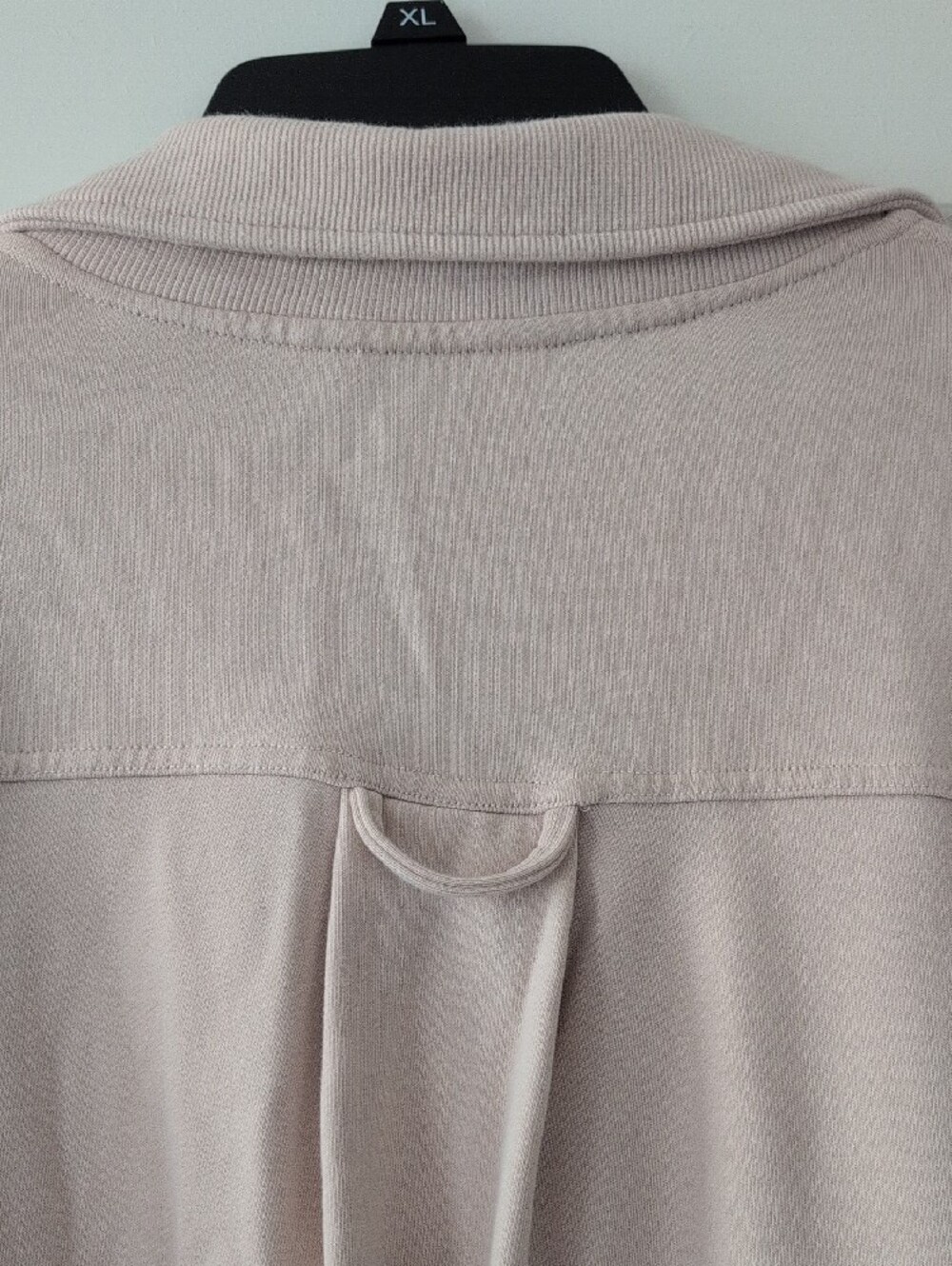 JoyLab Pale Blush Button-Front Scalloped Shacket - Picture 7 of 7